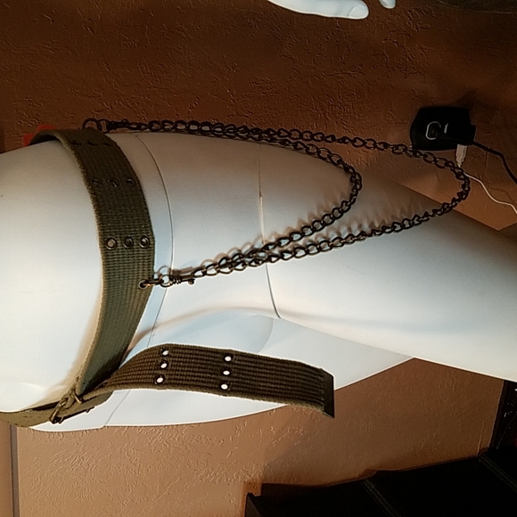 VTG 1990s punk belt - Picture 2 of 2